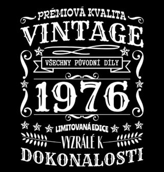 Obrázek 2 produktu Dámské tričko Ročník 1976 Prémiová kvalita