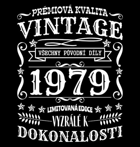 Obrázek produktu Pánská mikina Ročník 1979 Prémiová kvalita