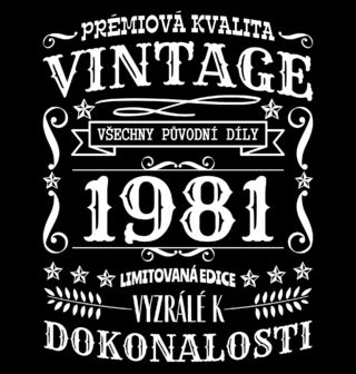 Obrázek 2 produktu Pánská mikina Ročník 1981 Prémiová kvalita