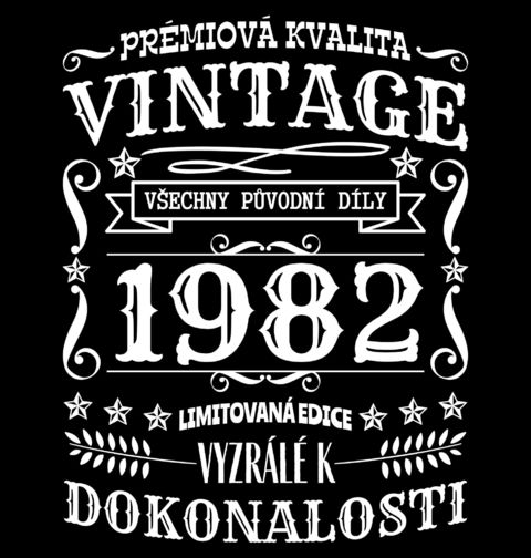 Obrázek produktu Pánská mikina Ročník 1982 Prémiová kvalita