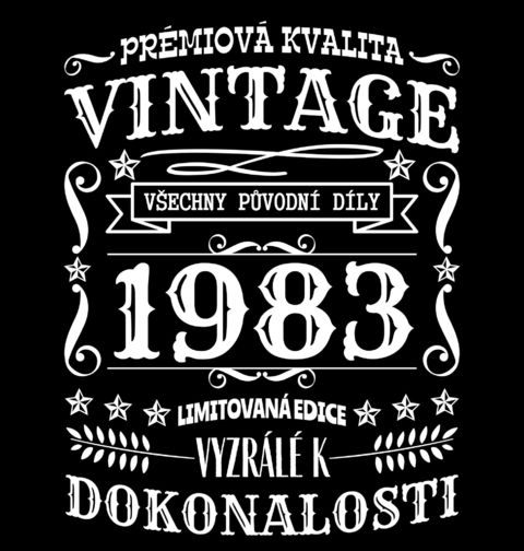 Obrázek produktu Pánská mikina Ročník 1983 Prémiová kvalita