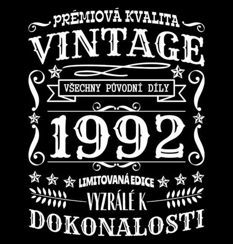 Obrázek produktu Pánská mikina Ročník 1992 Prémiová kvalita