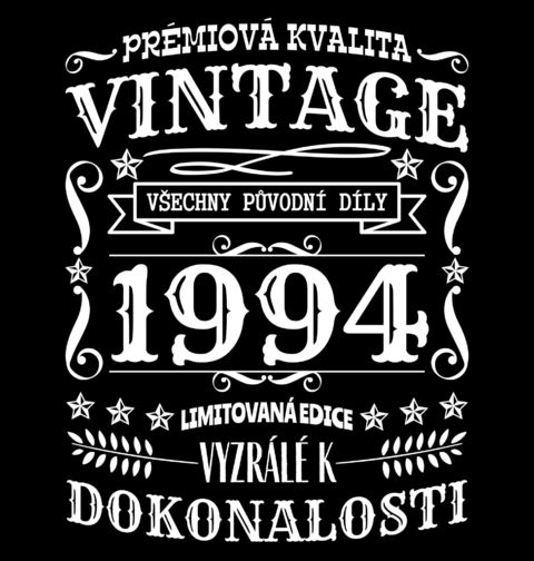Obrázek produktu Pánské tričko Ročník 1994 Prémiová kvalita
