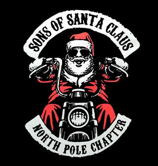 Obrázek 2 produktu Dámské tričko Sons Of Santa Claus North Pole Chapter