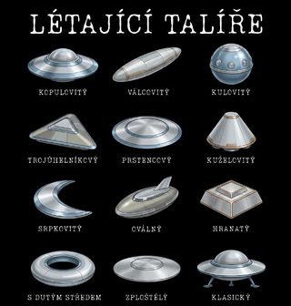 Obrázek 2 produktu Dámské tričko Druhy Létajících Talířů UFO