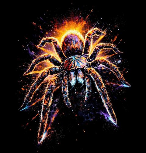 Obrázek produktu Dámské tričko Ohnivá Tarantule