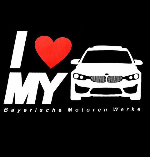 Obrázek produktu Dámské tričko I Love My Bayerische Motoren Werke