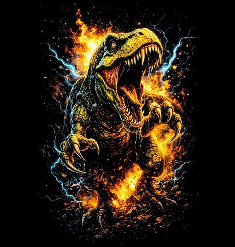 Obrázek produktu Dámské tričko Tyranský Ještěr T-Rex