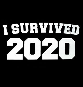 Obrázek 2 produktu Pánské tričko I survived 2020 Přezil jsem rok 2020