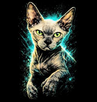 Obrázek 2 produktu Dětské tričko Kočka Kanadský sphynx