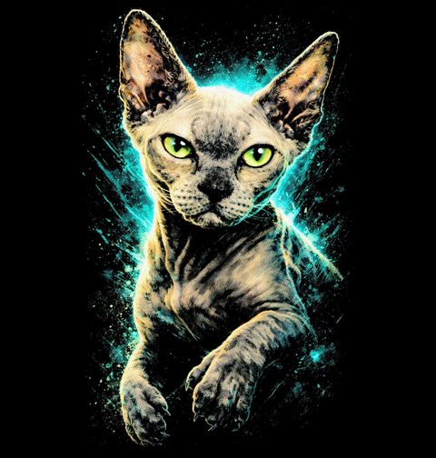 Obrázek produktu Dětské tričko Kočka Kanadský sphynx