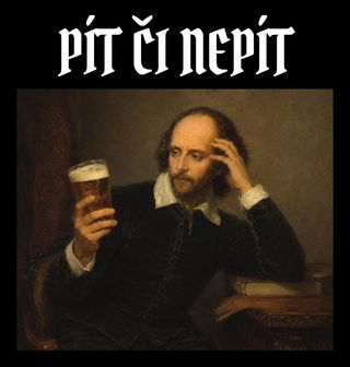 Obrázek 2 produktu Pánská mikina Pít či nepít, to je oč tu běží Shakesbeer
