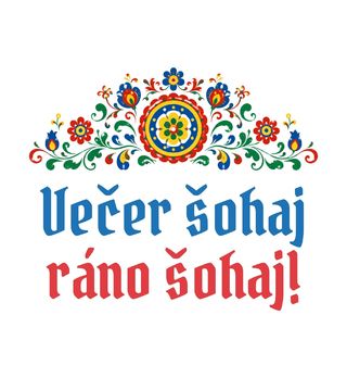 Obrázek 1 produktu Pánské tričko Moravský Folkor Večer šohaj, ráno šohaj