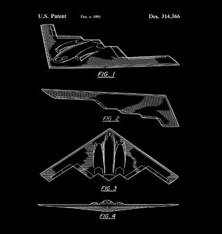 Obrázek 2 produktu Pánské tričko Patent Bombardéru Northrop B-2 Spirit
