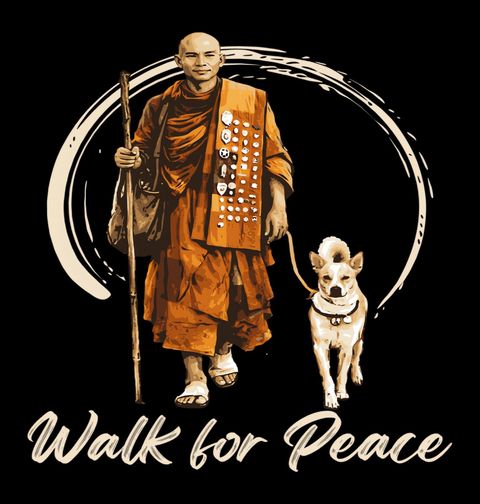 Obrázek produktu Pánské tričko Aloka Cesta Míru Walk for Peace