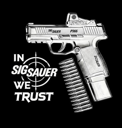 Obrázek produktu Pánské tričko Samonabíjecí Zbraň SIG SAUER P365