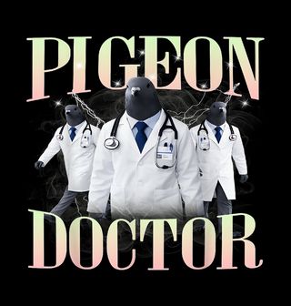 Obrázek 1 produktu Dětské tričko Holubí doktor Pigeon Doctor
