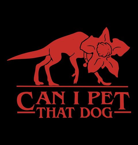 Obrázek produktu Pánská mikina Demogorgon Can I Pet That Dog Stranger Things