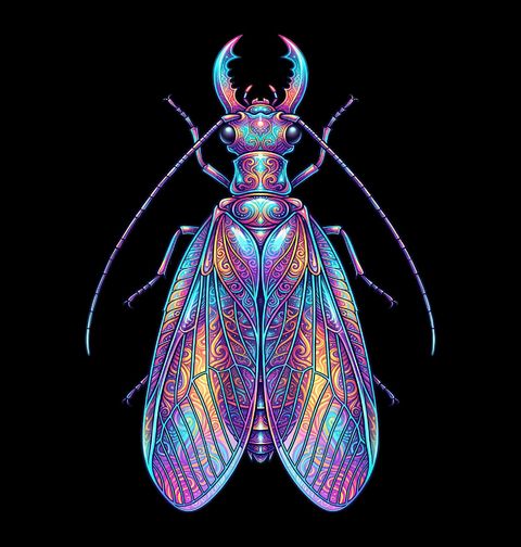 Obrázek produktu Pánské tričko Neonový Brouk Dobsonfly