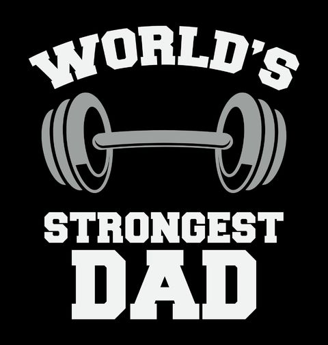 Obrázek produktu Pánská mikina Nejsilnější Táta na Světě World’s Strongest Dad