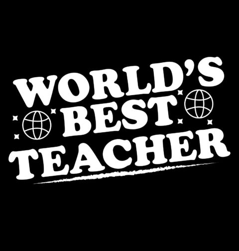 Obrázek produktu Dámské tričko Nejlepší Učitel na Světě World’s Best Teacher