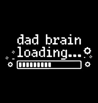 Obrázek 2 produktu Pánská mikina Načítání Tátova Mozku Dad Brain Loading