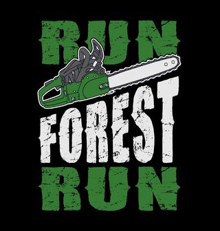 Obrázek 2 produktu Pánská mikina Motorová Pila Run Forest Run