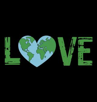 Obrázek 2 produktu Dámské tričko Láska k Planetě LOVE