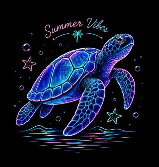 Obrázek 2 produktu Pánské tričko Mořská Želva Summer Vibes