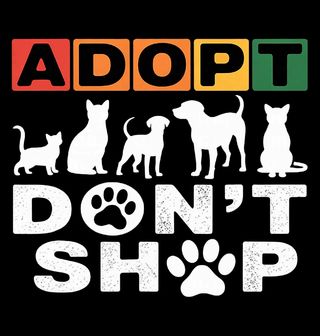 Obrázek 1 produktu Pánské tričko Adoptuj, nekupuj Adopt Don’t Shop