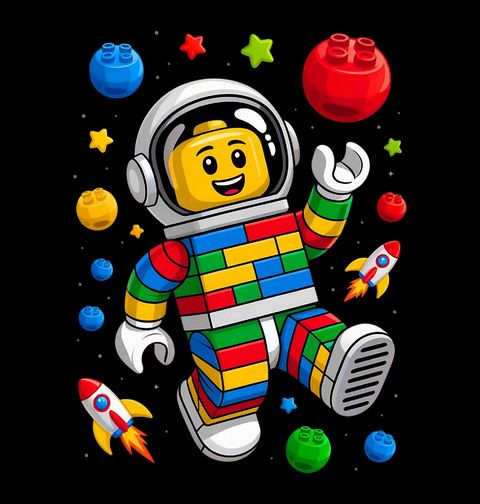 Obrázek produktu Dětské tričko Lego Astronaut ve Vesmíru