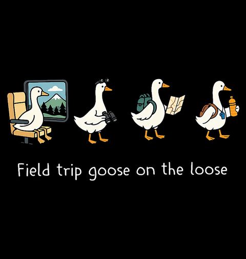 Obrázek produktu Dámské tričko Výletní Husa na Svobodě Field trip goose on the loose