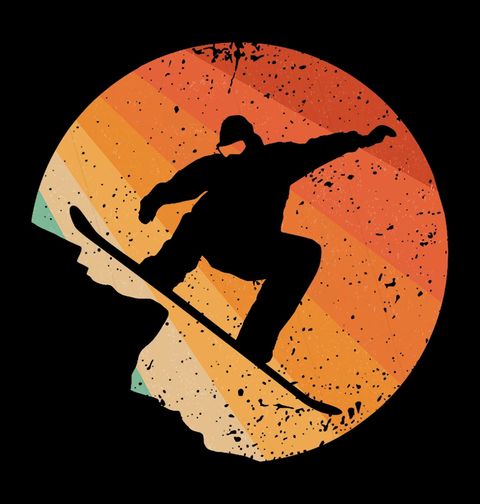Obrázek produktu Pánská mikina Retro Snowboard