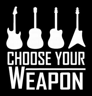 Obrázek 2 produktu Pánská mikina Vyber si svou Kytaru Choose Your Weapon