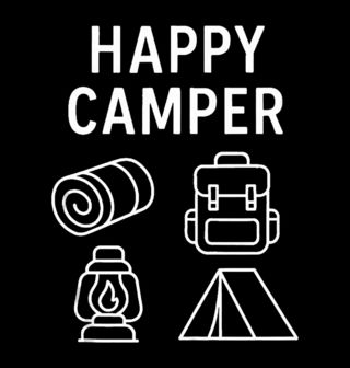 Obrázek 2 produktu Pánské tričko Milovník Kempování Happy Camper