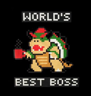 Obrázek 2 produktu Pánské tričko Bowser World's Best Boss