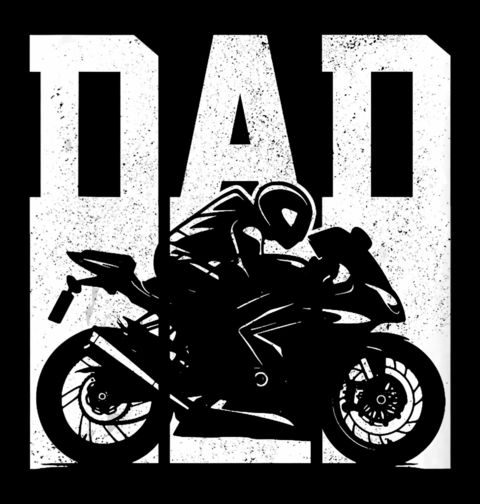 Obrázek produktu Pánská mikina Táta na Sportovní Motorce DAD