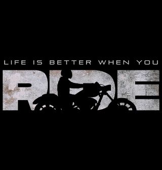 Obrázek 1 produktu Dámské tričko Život je lepší, když jezdíš Life Is Better When You Ride