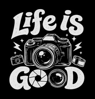 Obrázek 1 produktu Dámské tričko Život Fotografa je Skvělý Life Is Good