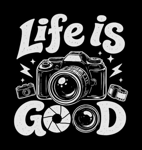 Obrázek produktu Dámské tričko Život Fotografa je Skvělý Life Is Good
