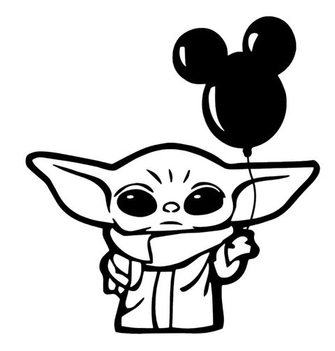 Obrázek produktu Pánské tričko Baby Yoda Disneyland