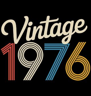 Obrázek 1 produktu Pánské tričko Barevný Vintage 1976