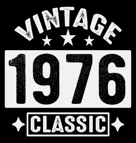 Obrázek produktu Pánské tričko Vintage Ročník 1976 Classic