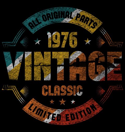 Obrázek produktu Dámské tričko Vintage 1976 Classic
