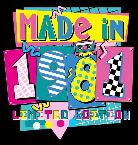 Obrázek produktu Pánské tričko Made in 1981 Retro Limitka
