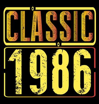 Obrázek 1 produktu Dámské tričko Ročník 1986 Classic
