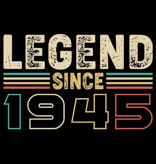 Obrázek 2 produktu Dámské tričko Legenda od roku 1945 Legend since 1945