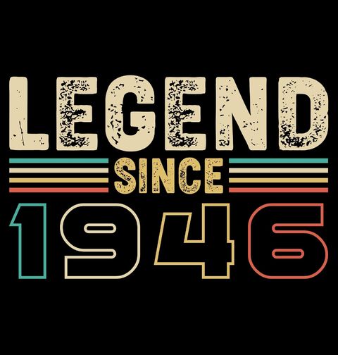 Obrázek produktu Dámské tričko Legenda od roku 1946 Legend since 1946