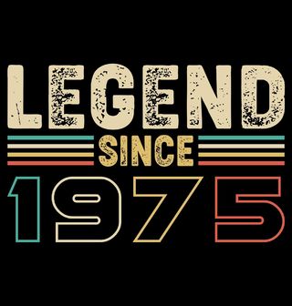 Obrázek 1 produktu Pánské tričko Legenda od roku 1975 Legend since 1975