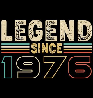 Obrázek 1 produktu Pánské tričko Legenda od roku 1976 Legend since 1976